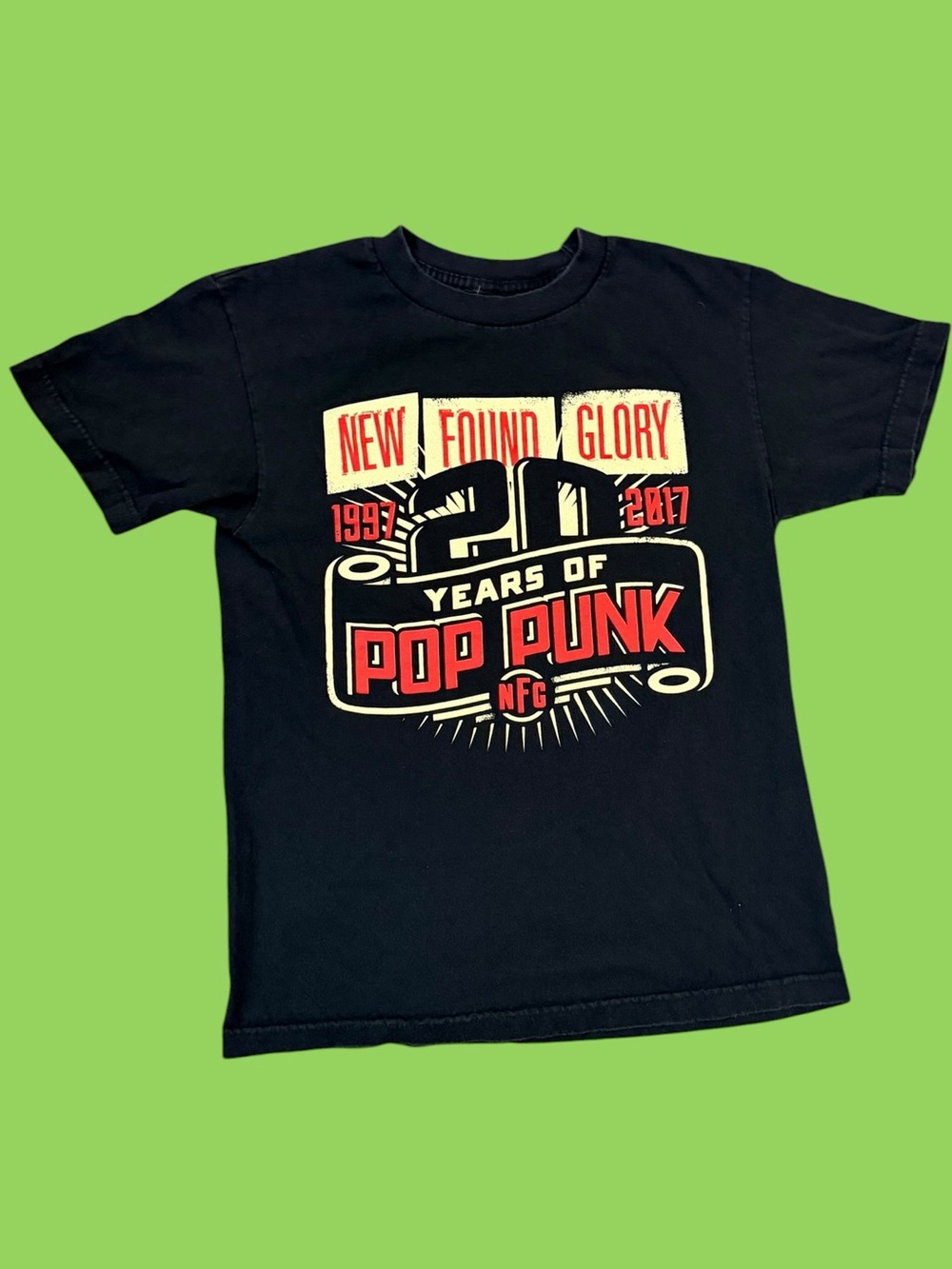 Vintage 2017 New Found Glory Tour Shirt 20th Anniversary